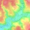 Топографическая карта Гнездино, высота, рельеф