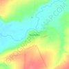 Топографическая карта Краснояры, высота, рельеф