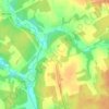 Топографическая карта Ямное, высота, рельеф