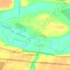Топографическая карта Сиреневка, высота, рельеф