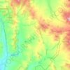 Топографическая карта Бахмутский сельсовет, высота, рельеф
