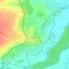 Топографическая карта Буинск, высота, рельеф