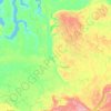 Топографическая карта Енисей, высота, рельеф