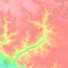 Топографическая карта Бергамак, высота, рельеф