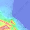 Топографическая карта Махачкала, высота, рельеф