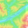 Топографическая карта Бодайбо, высота, рельеф