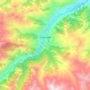Топографическая карта Тырныауз, высота, рельеф