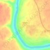 Топографическая карта Харьяга, высота, рельеф