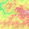 Топографическая карта Бердь, высота, рельеф
