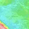 Топографическая карта Северодонецк, высота, рельеф