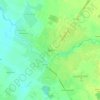 Топографическая карта Гдов, высота, рельеф