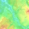 Топографическая карта Ивенец, высота, рельеф
