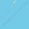 Топографическая карта Курильские острова, высота, рельеф