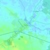 Топографическая карта Полесск, высота, рельеф