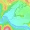 Топографическая карта Манский, высота, рельеф