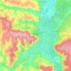 Топографическая карта Пенза, высота, рельеф