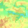 Топографическая карта Ржавка, высота, рельеф