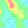 Топографическая карта Цаган-Челутай, высота, рельеф