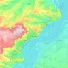 Топографическая карта Саратов, высота, рельеф