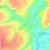 Топографическая карта Теньгушево, высота, рельеф
