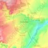Топографическая карта Азнакаево, высота, рельеф