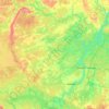 Топографическая карта Кимрский район, высота, рельеф