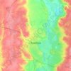 Топографическая карта Тамбов, высота, рельеф