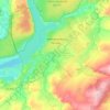 Топографическая карта Набережные Челны, высота, рельеф