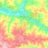 Топографическая карта Каменск-Шахтинский, высота, рельеф