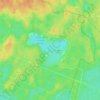 Топографическая карта Щучье озеро, высота, рельеф