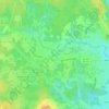 Топографическая карта Марьино, высота, рельеф