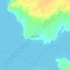 Топографическая карта Горный Ерик, высота, рельеф