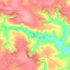 Топографическая карта Кучугуры, высота, рельеф