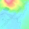 Топографическая карта Курган, высота, рельеф