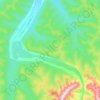 Топографическая карта Кондёр, высота, рельеф