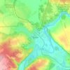 Топографическая карта Тулун, высота, рельеф