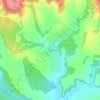 Топографическая карта Суроново, высота, рельеф