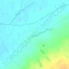 Топографическая карта Кашаево, высота, рельеф