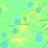 Топографическая карта Частоозерье, высота, рельеф