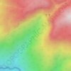 Топографическая карта Менделиха, высота, рельеф