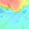 Топографическая карта Меша, высота, рельеф