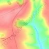 Топографическая карта Широкая балка, высота, рельеф