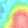 Топографическая карта Ардатов, высота, рельеф