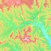 Топографическая карта Дальнегорск, высота, рельеф