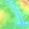 Топографическая карта Шигали, высота, рельеф