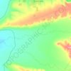 Топографическая карта Солони, высота, рельеф