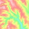 Топографическая карта Каргалка, высота, рельеф