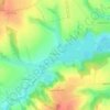 Топографическая карта Печенцино, высота, рельеф
