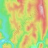 Топографическая карта Ворониха, высота, рельеф