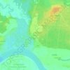 Топографическая карта Отмичи, высота, рельеф